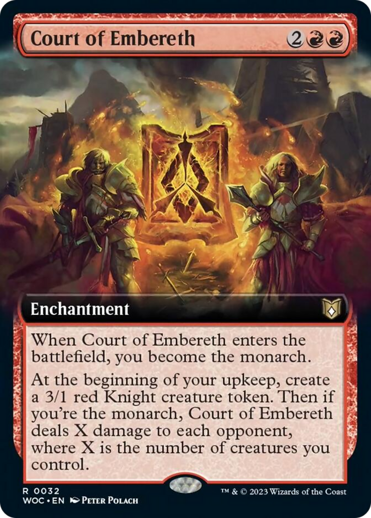 Court of Embereth (Extended Art) [Wilds of Eldraine Commander] | Rook's Games and More