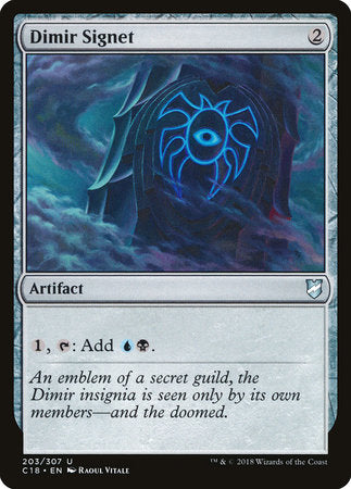 Dimir Signet [Commander 2018] | Rook's Games and More