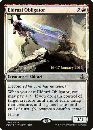 Eldrazi Obligator [Oath of the Gatewatch Promos] | Rook's Games and More