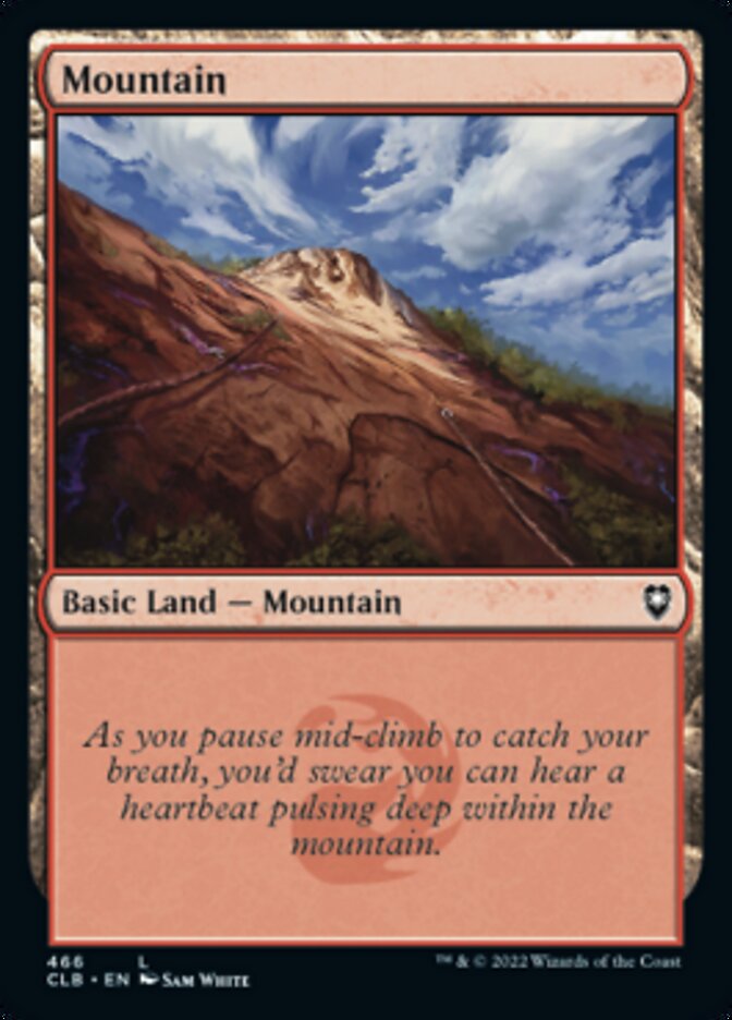 Mountain (466) [Commander Legends: Battle for Baldur's Gate] | Rook's Games and More