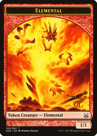 Elemental Token [Duel Decks: Mind vs. Might Tokens] | Rook's Games and More