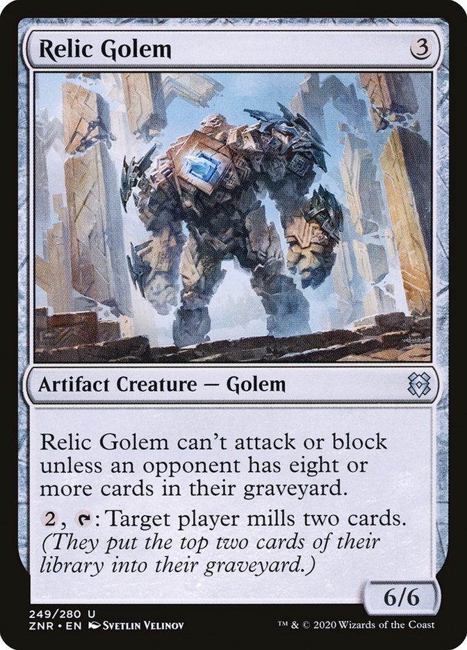 Relic Golem [Zendikar Rising] | Rook's Games and More