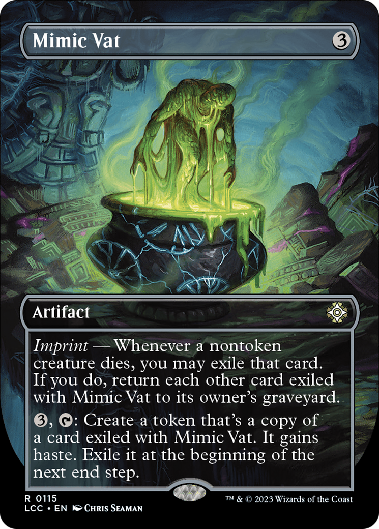Mimic Vat (Borderless) [The Lost Caverns of Ixalan Commander] | Rook's Games and More