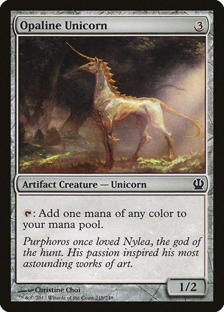 Opaline Unicorn [Theros] | Rook's Games and More