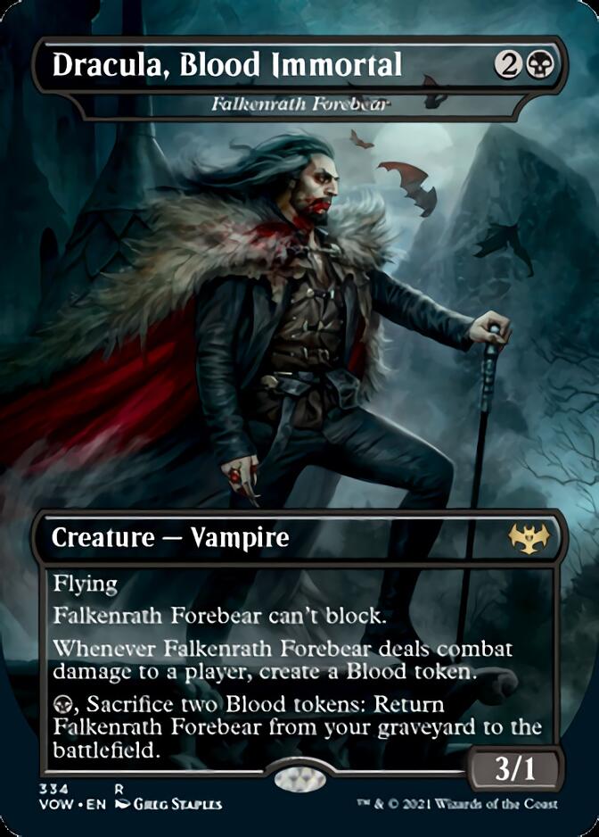Falkenrath Forebear - Dracula, Blood Immortal [Innistrad: Crimson Vow] | Rook's Games and More