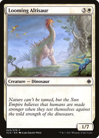 Looming Altisaur [Ixalan] | Rook's Games and More