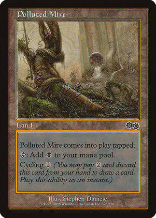 Polluted Mire [Urza's Saga] | Rook's Games and More