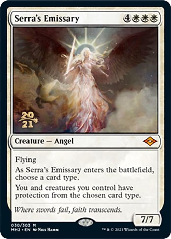 Serra's Emissary [Modern Horizons 2 Prerelease Promos] | Rook's Games and More