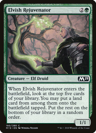Elvish Rejuvenator [Core Set 2019] | Rook's Games and More