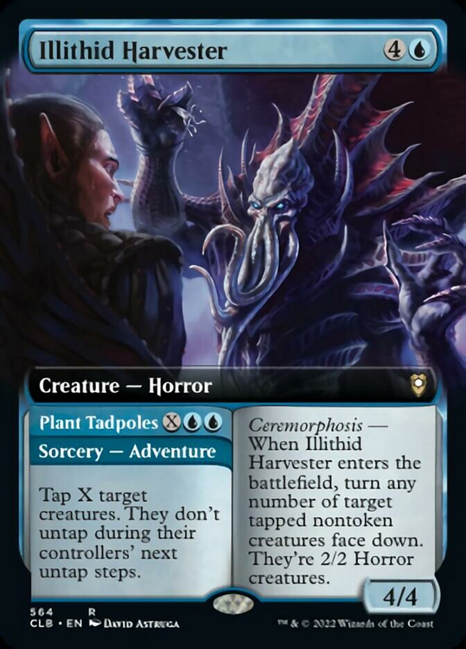 Illithid Harvester // Plant Tadpoles (Extended Art) [Commander Legends: Battle for Baldur's Gate] | Rook's Games and More