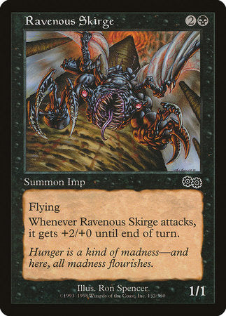 Ravenous Skirge [Urza's Saga] | Rook's Games and More