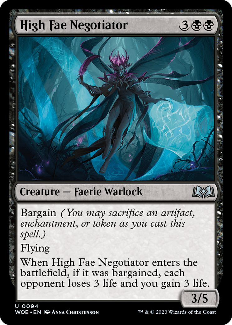 High Fae Negotiator [Wilds of Eldraine] | Rook's Games and More