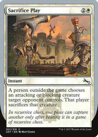 Sacrifice Play [Unstable] | Rook's Games and More