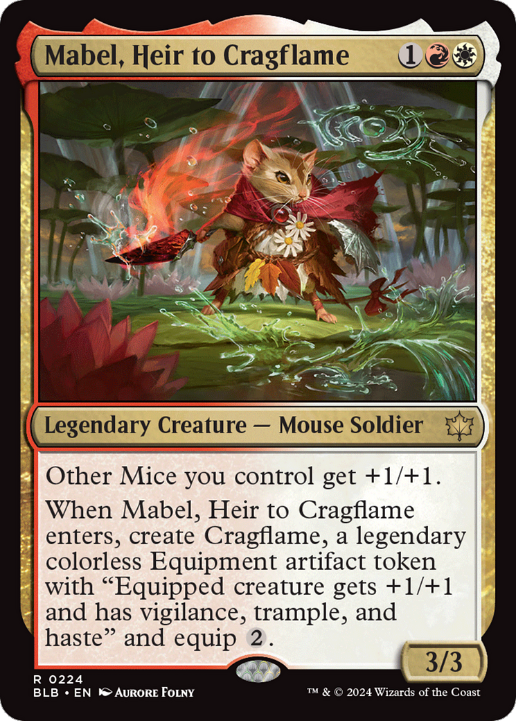 Mabel, Heir to Cragflame [Bloomburrow] | Rook's Games and More
