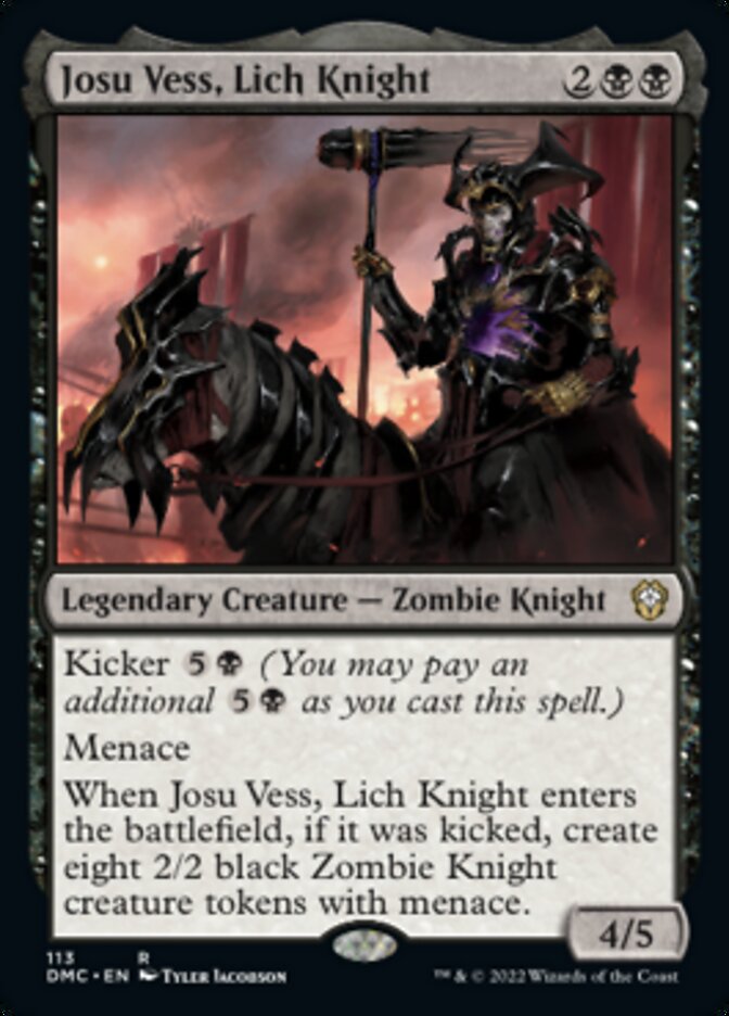 Josu Vess, Lich Knight [Dominaria United Commander] | Rook's Games and More