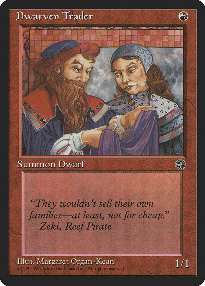 Dwarven Trader (Zeki Flavor Text) [Homelands] | Rook's Games and More