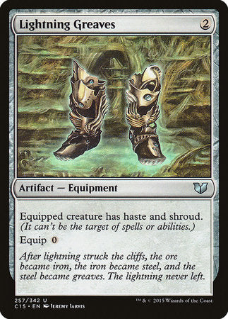 Lightning Greaves [Commander 2015] | Rook's Games and More