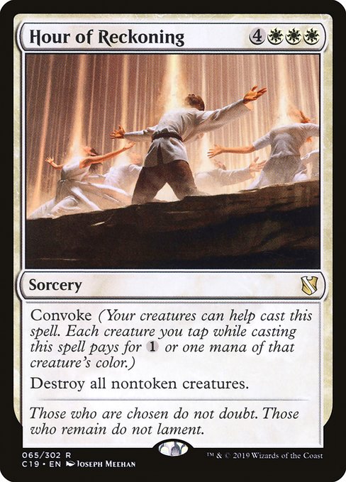 Hour of Reckoning [Commander 2019] | Rook's Games and More