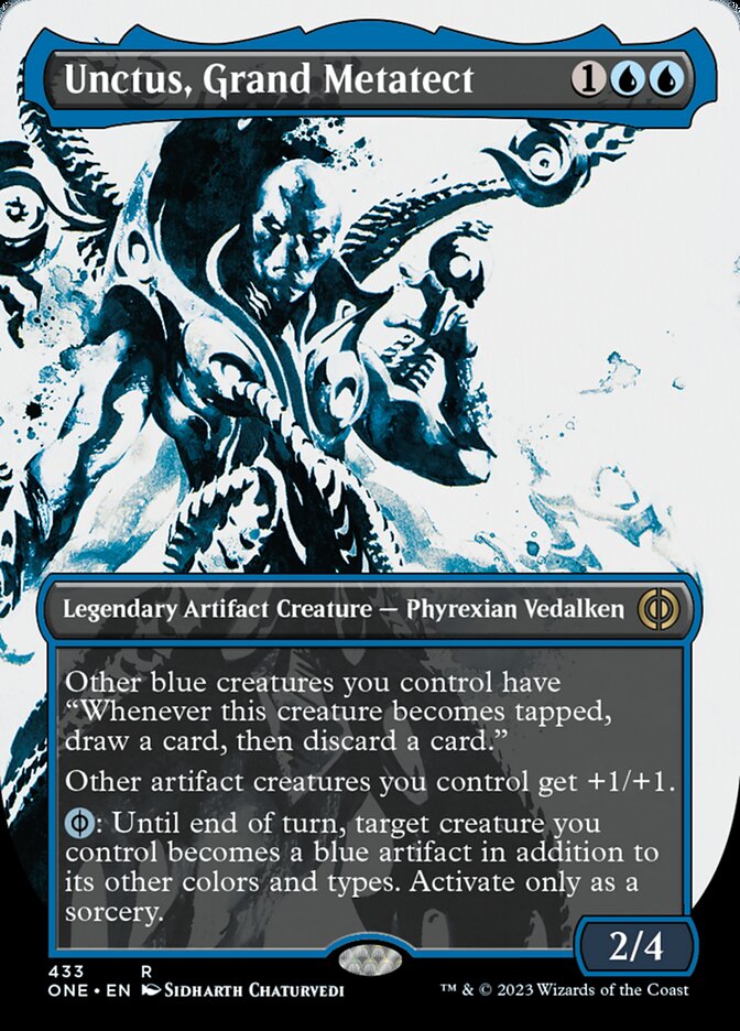 Unctus, Grand Metatect (Borderless Ichor Step-and-Compleat Foil) [Phyrexia: All Will Be One] | Rook's Games and More