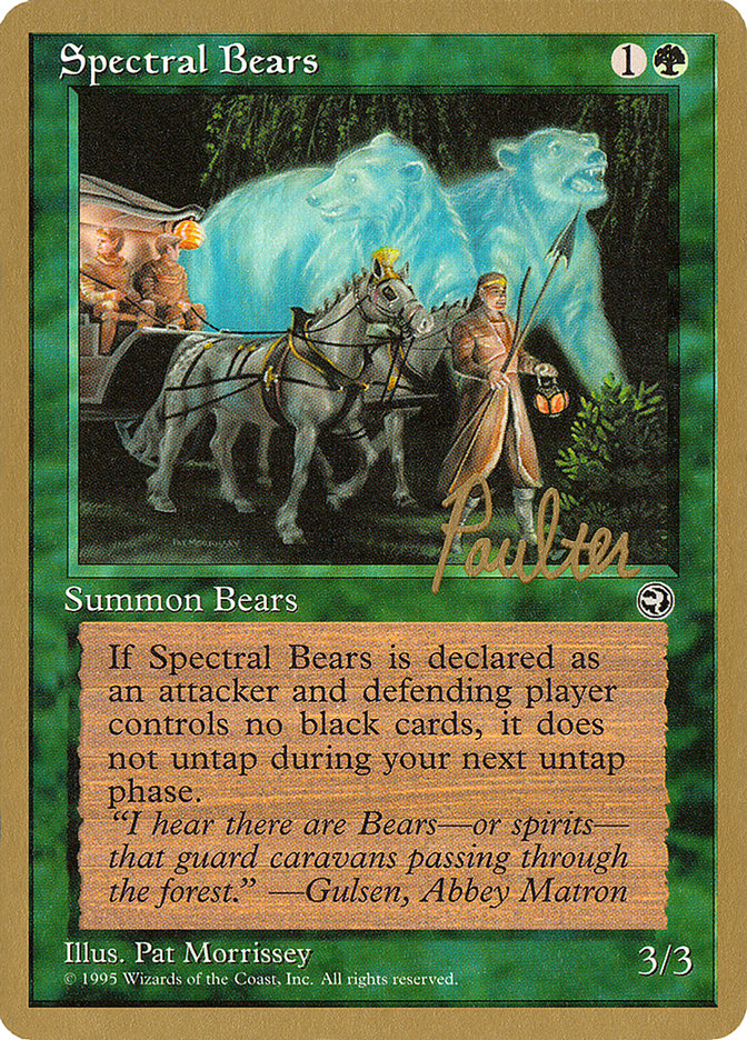 Spectral Bears (Preston Poulter) [Pro Tour Collector Set] | Rook's Games and More