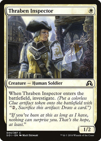 Thraben Inspector [Shadows over Innistrad] | Rook's Games and More