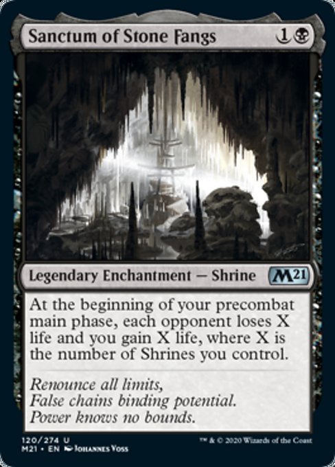 Sanctum of Stone Fangs [Core Set 2021] | Rook's Games and More