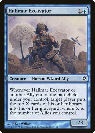 Halimar Excavator [Worldwake] | Rook's Games and More