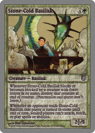 Stone-Cold Basilisk [Unhinged] | Rook's Games and More