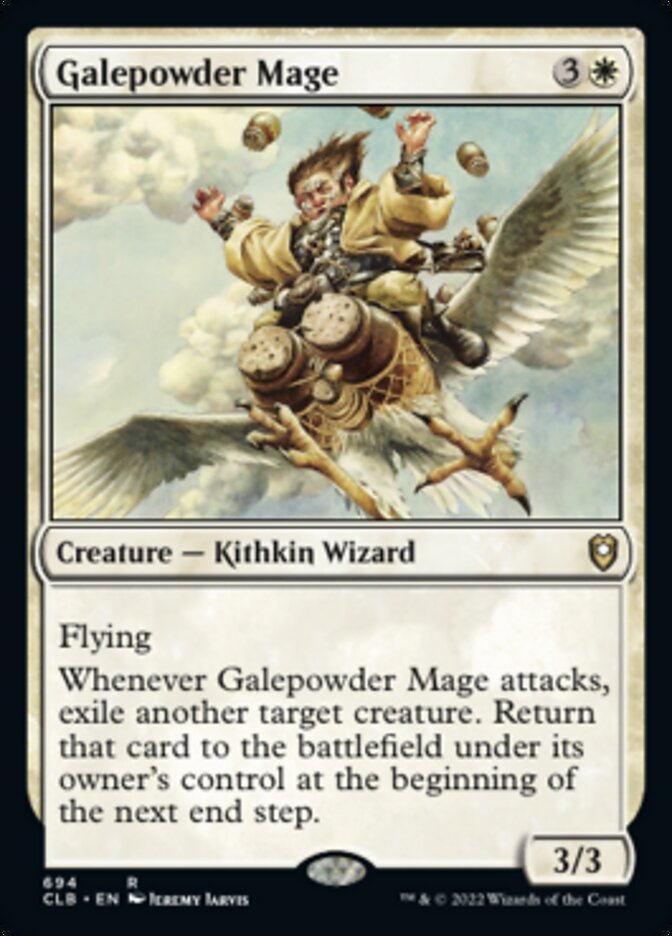Galepowder Mage [Commander Legends: Battle for Baldur's Gate] | Rook's Games and More