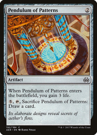 Pendulum of Patterns [Aether Revolt] | Rook's Games and More