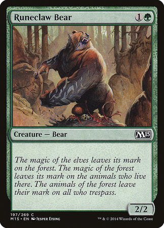 Runeclaw Bear [Magic 2015] | Rook's Games and More