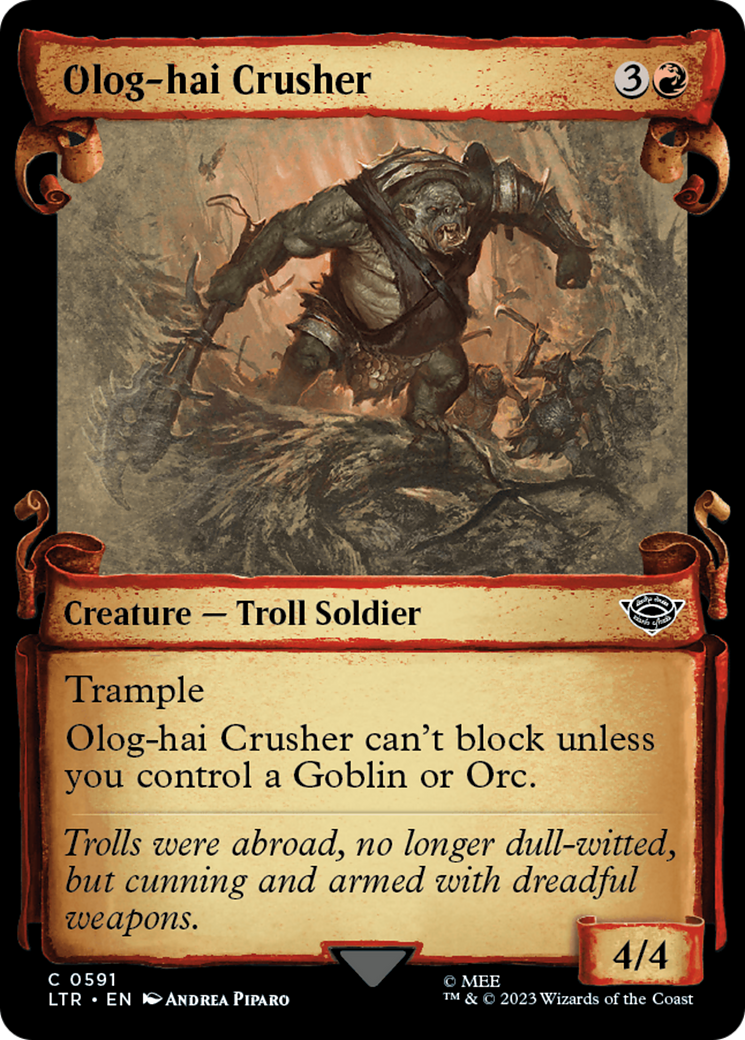 Olog-Hai Crusher [The Lord of the Rings: Tales of Middle-Earth Showcase Scrolls] | Rook's Games and More