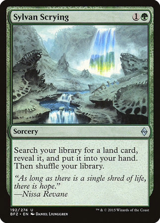 Sylvan Scrying [Battle for Zendikar] | Rook's Games and More