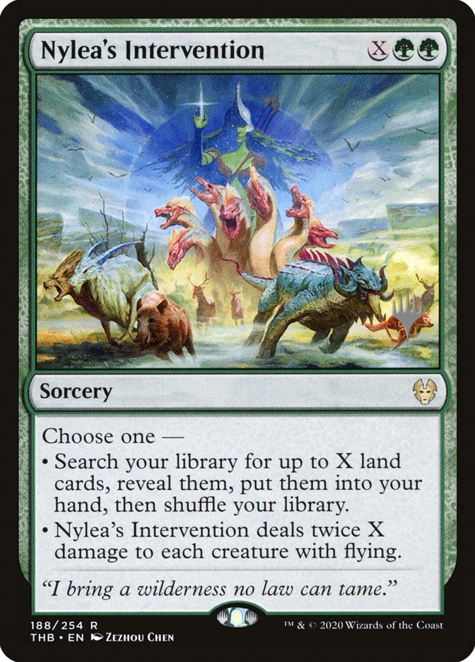 Nylea's Intervention (Promo Pack) [Theros Beyond Death Promos] | Rook's Games and More