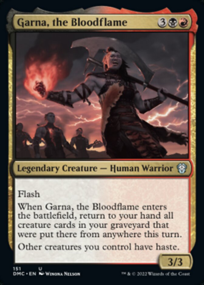 Garna, the Bloodflame [Dominaria United Commander] | Rook's Games and More