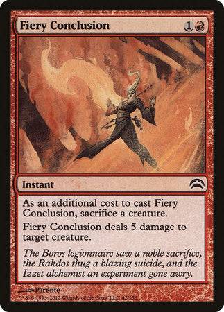 Fiery Conclusion [Planechase 2012] | Rook's Games and More