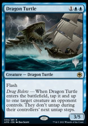 Dragon Turtle (Promo Pack) [Dungeons & Dragons: Adventures in the Forgotten Realms Promos] | Rook's Games and More
