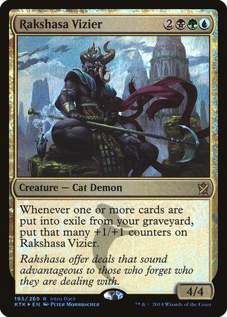 Rakshasa Vizier [Khans of Tarkir Promos] | Rook's Games and More