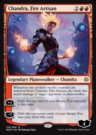 Chandra, Fire Artisan [War of the Spark] | Rook's Games and More