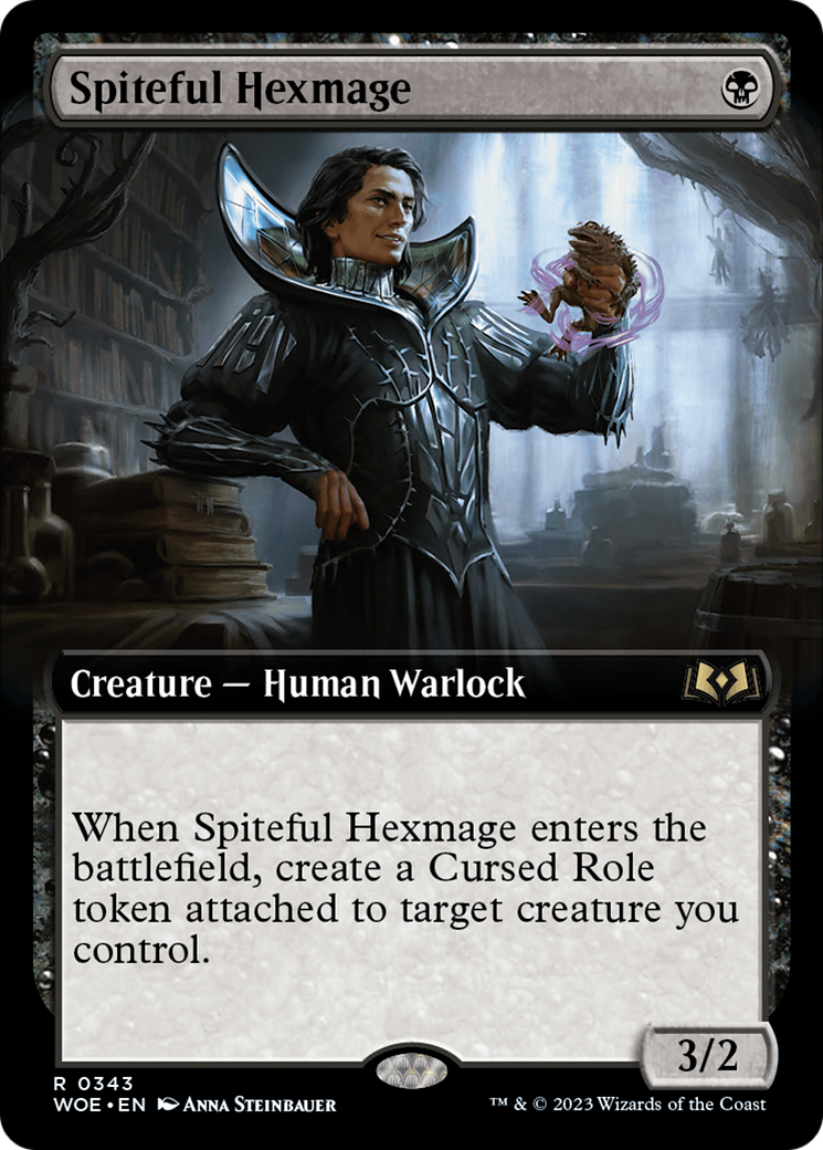 Spiteful Hexmage (Extended Art) [Wilds of Eldraine] | Rook's Games and More