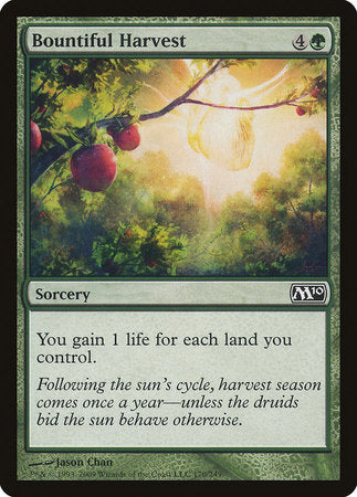 Bountiful Harvest [Magic 2010] | Rook's Games and More