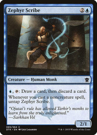 Zephyr Scribe [Dragons of Tarkir] | Rook's Games and More