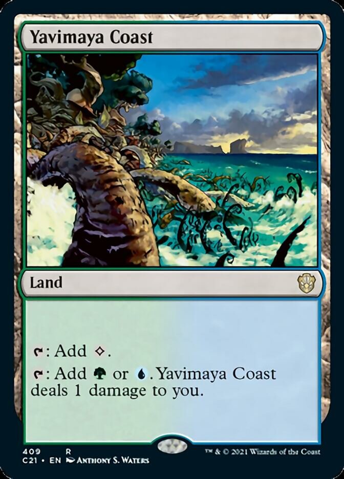 Yavimaya Coast [Commander 2021] | Rook's Games and More