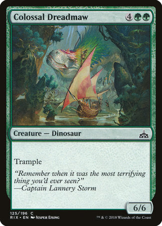Colossal Dreadmaw [Rivals of Ixalan] | Rook's Games and More