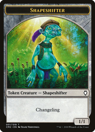 Shapeshifter Token [Commander Anthology Volume II Tokens] | Rook's Games and More