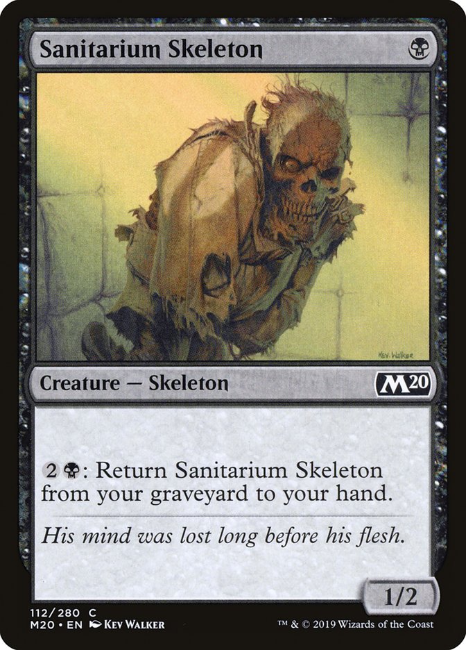 Sanitarium Skeleton [Core Set 2020] | Rook's Games and More