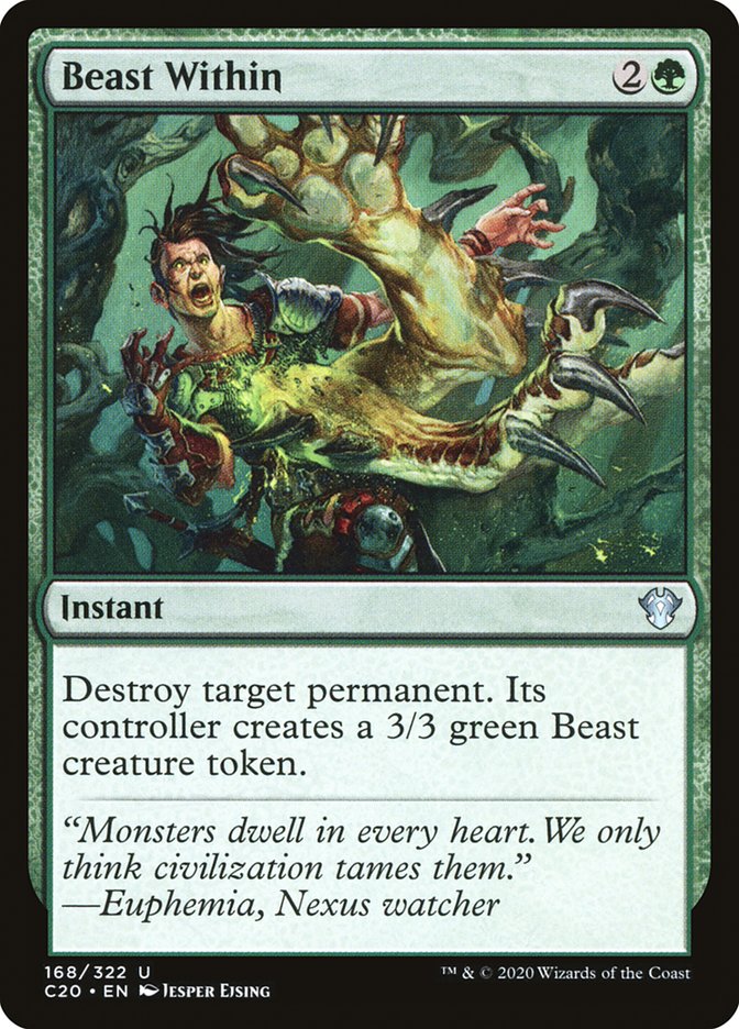 Beast Within [Commander 2020] | Rook's Games and More