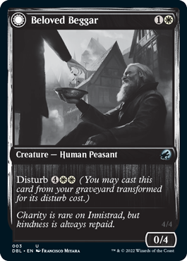 Beloved Beggar // Generous Soul [Innistrad: Double Feature] | Rook's Games and More