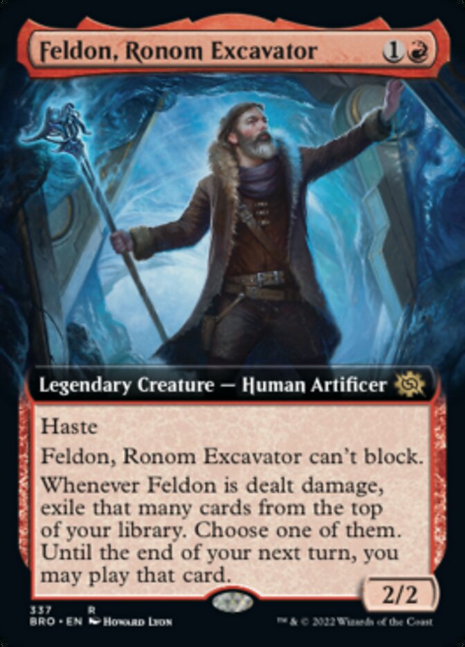 Feldon, Ronom Excavator (Extended Art) [The Brothers' War] | Rook's Games and More