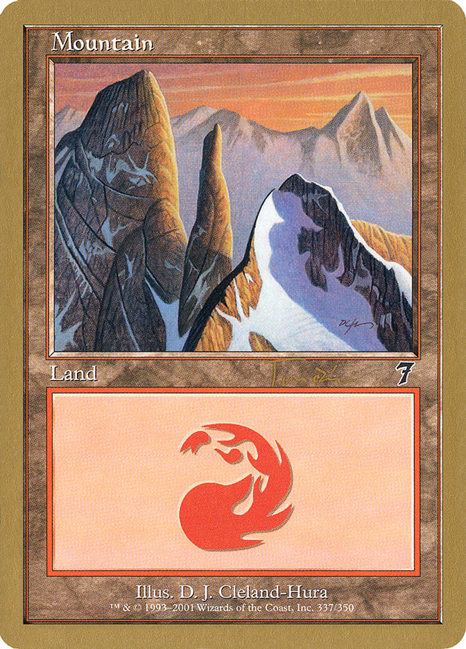 Mountain (jt337) (Jan Tomcani) [World Championship Decks 2001] | Rook's Games and More